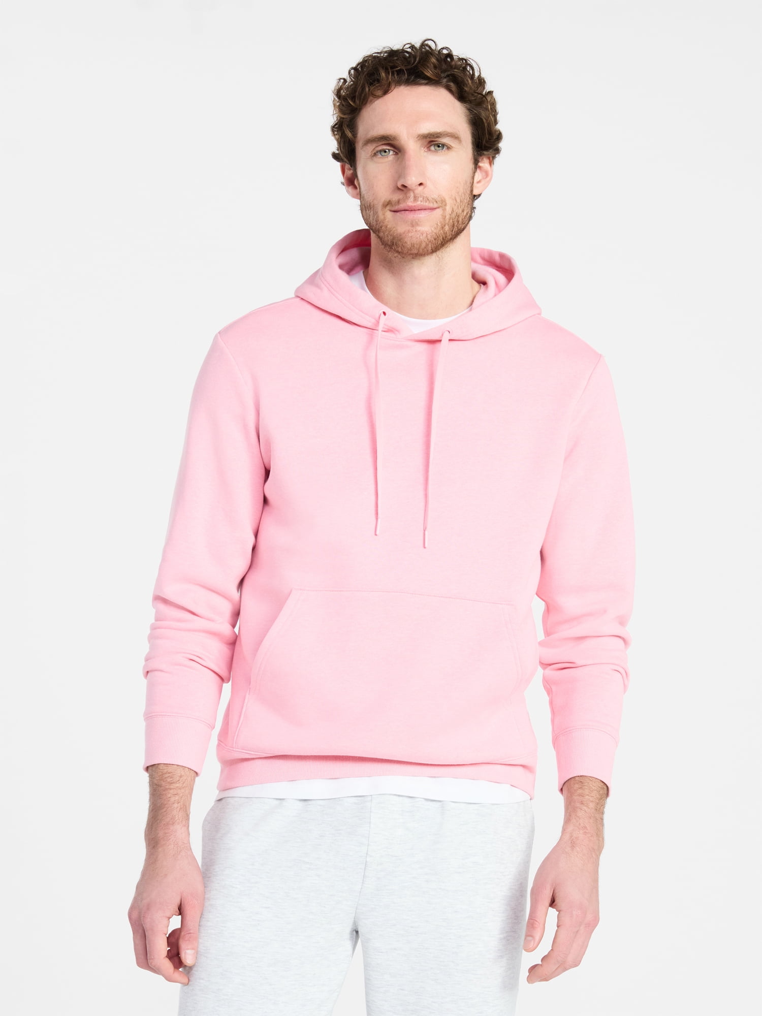 Athletic Works Men's & Big & Tall Men's Fleece Hoodie Sweatshirt, Sizes XS-4XLT