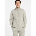 thumbnail image 1 of Athletic Works Men's and Big Men's Full Zip Mock Neck Hybrid Jacket, Size S-3XL, 1 of 6