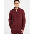 thumbnail image 1 of Athletic Works Men's and Big Men's Full Zip Mock Neck Hybrid Jacket, Size S-3XL, 1 of 6