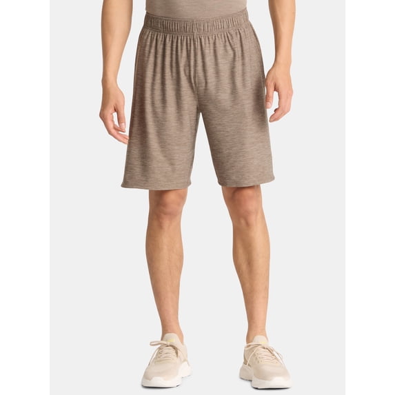 Athletic Works Men's & Big Men’s Jersey Knit Shorts, 9" Inseam, Sizes XS-5XL