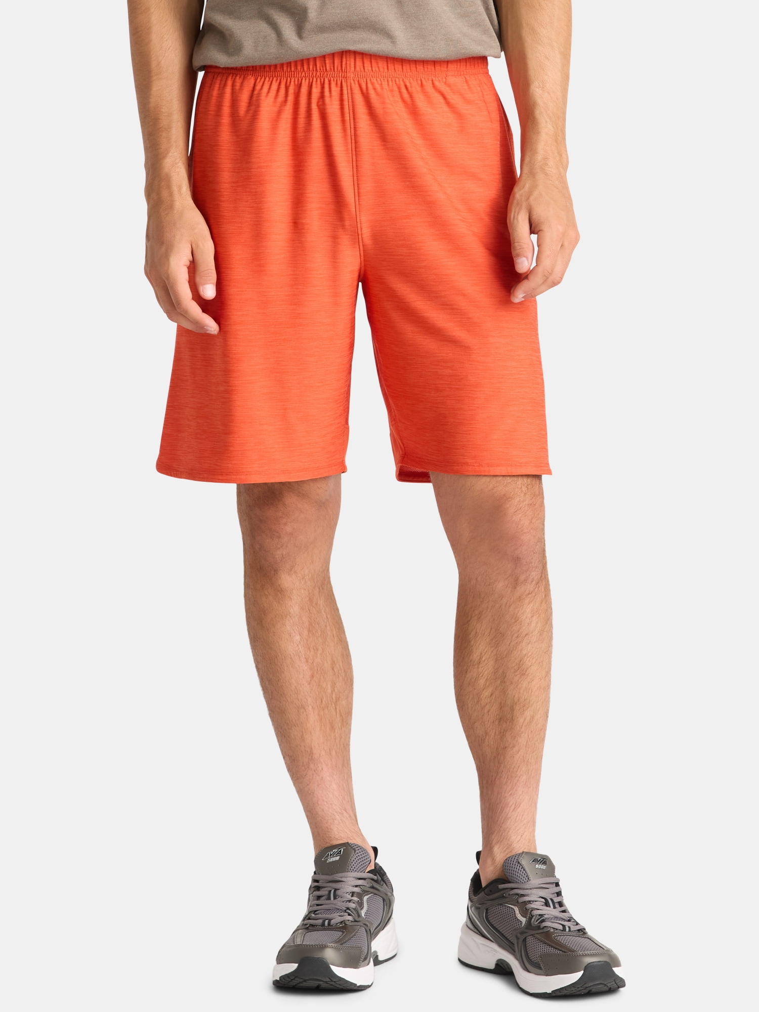 Athletic Works Men's & Big Men’s Jersey Knit Shorts, 9" Inseam, Sizes XS-5XL