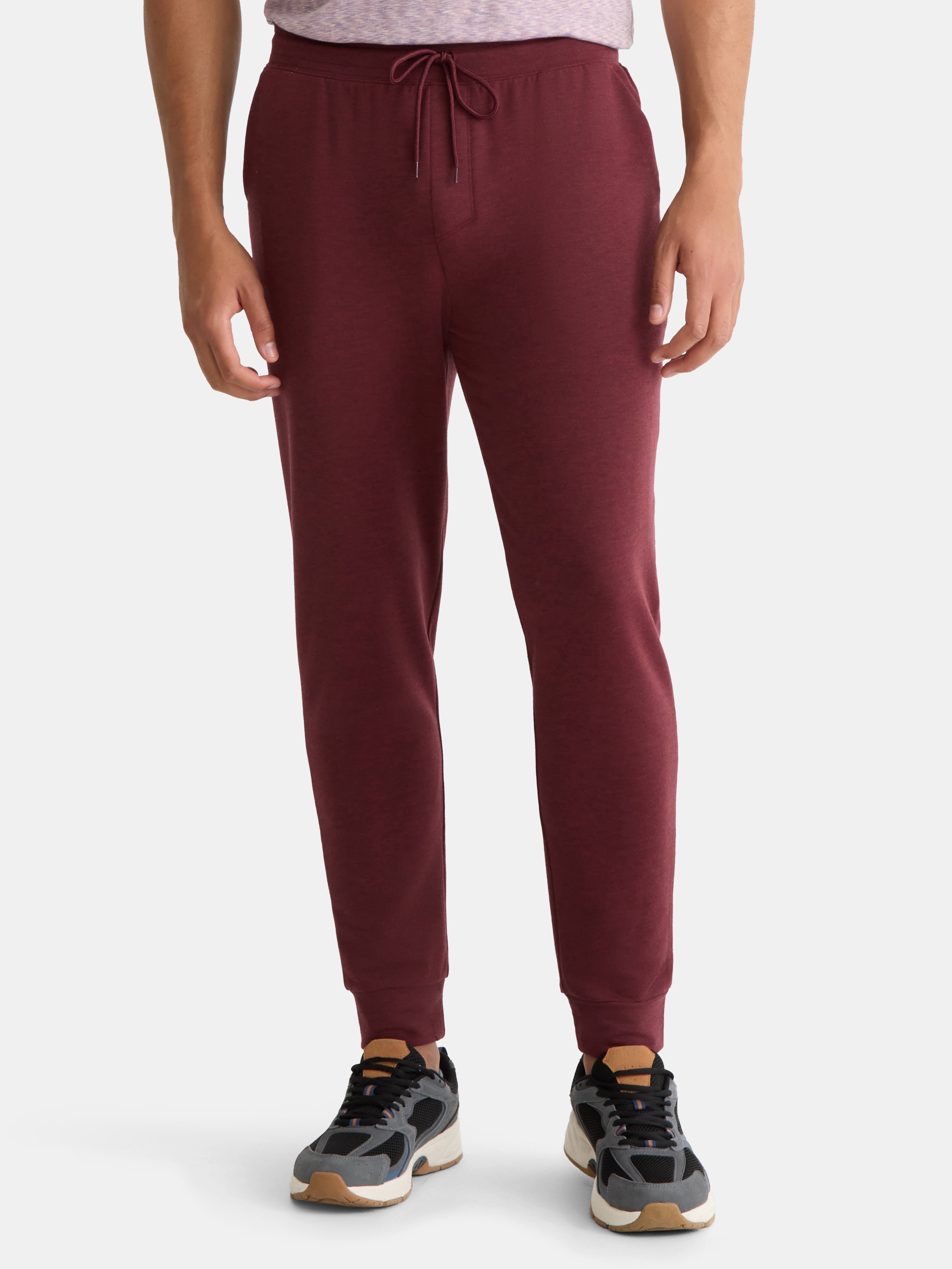 Athletic Works Men's and Big Men's Active Knit Jogger Pants, Sizes XS-5XL