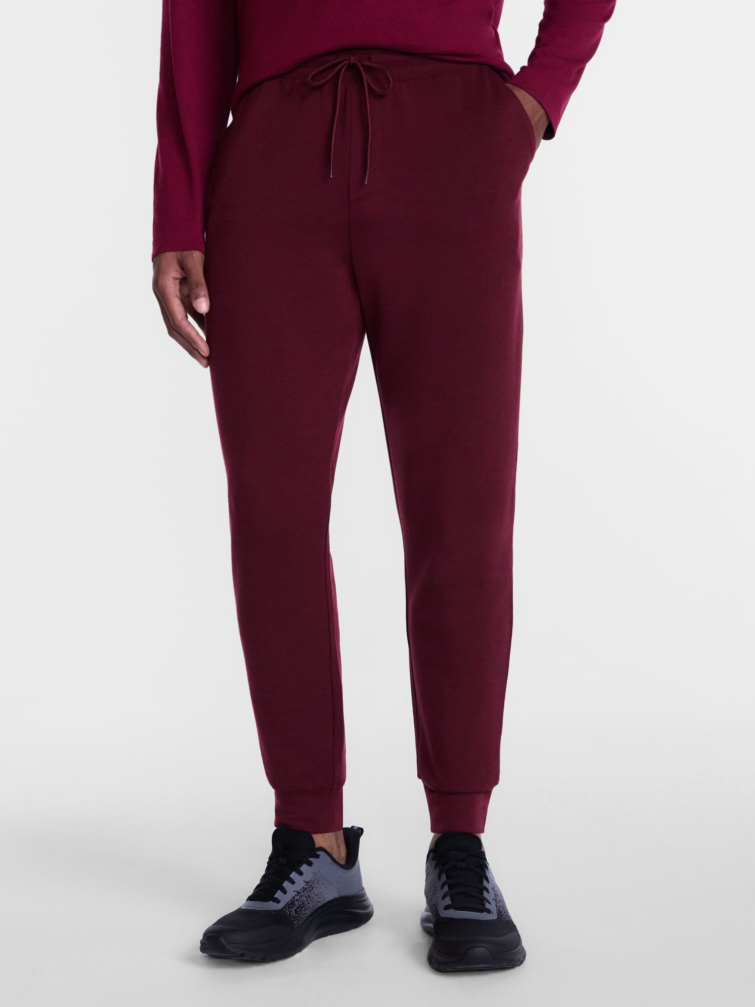 Athletic Works Men's and Big Men's Active Knit Jogger Pants, Sizes XS-5XB