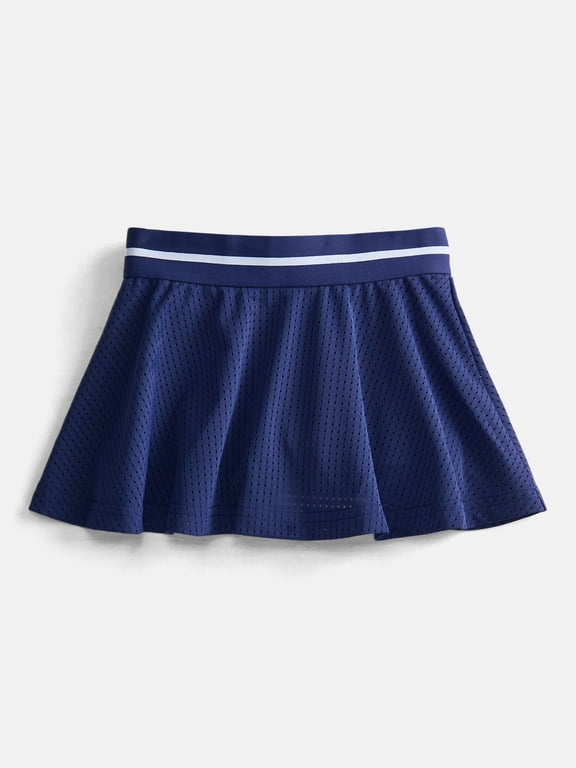 Girls' Mesh Skort, Sizes 4-18 & Plus