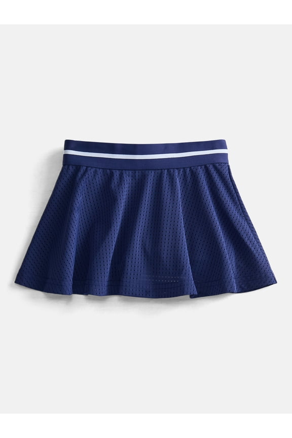 Girls' Mesh Skort, Sizes 4-18 & Plus
