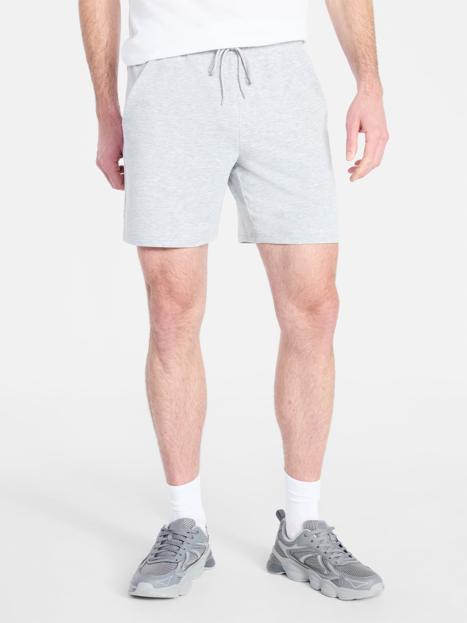 Athletic Works Men's and Big Men's French Terry Shorts, 7" Inseam ...