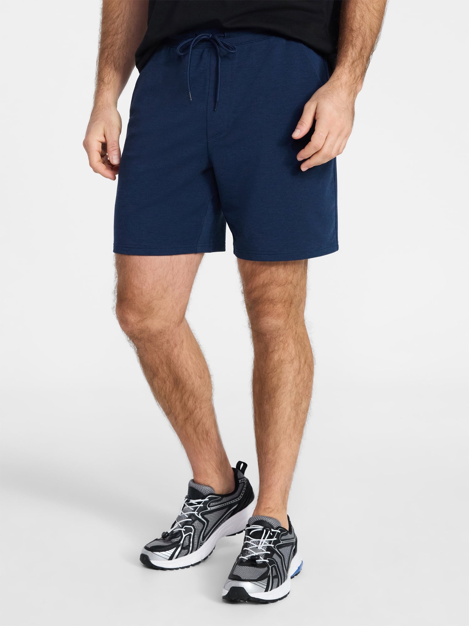 Athletic Works Men's and Big Men's French Terry Shorts, 7" Inseam, Sizes XS-3XL