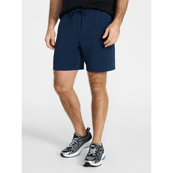 Athletic Works Men's and Big Men's French Terry Shorts, 7" Inseam, Sizes XS-3XL