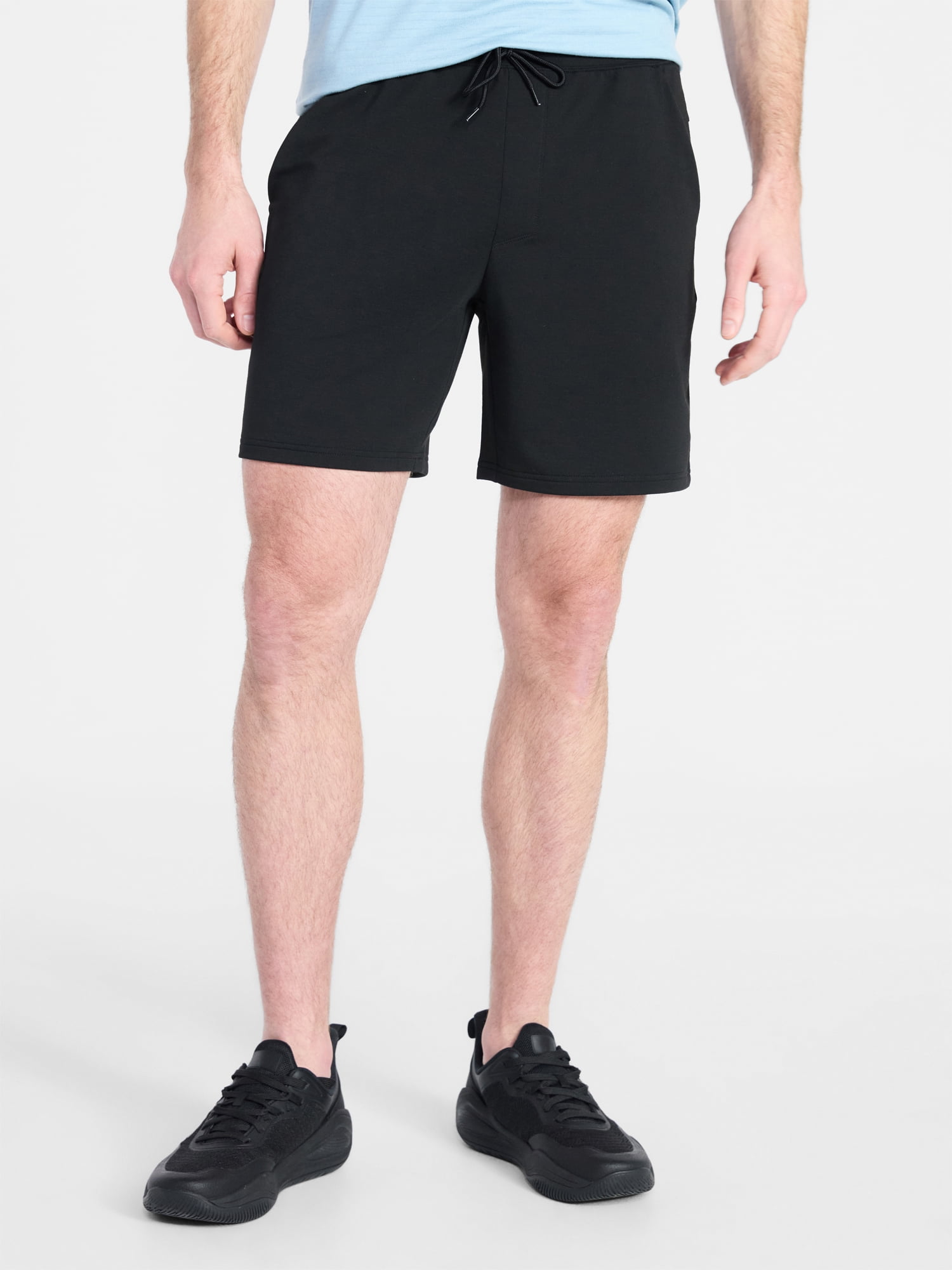 Athletic Works Men's and Big Men's French Terry Shorts, 7" Inseam, Sizes XS-3XL