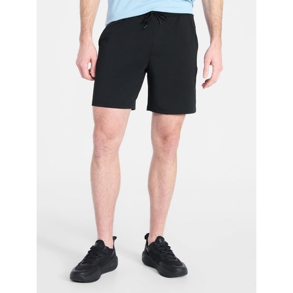 Athletic Works Men's and Big Men's French Terry Shorts, 7" Inseam, Sizes XS-3XL