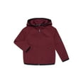 thumbnail image 1 of Athletic Works Boys Double Knit Zip Hoodie, Midweight, Sizes 4-18 & Husky, 1 of 3