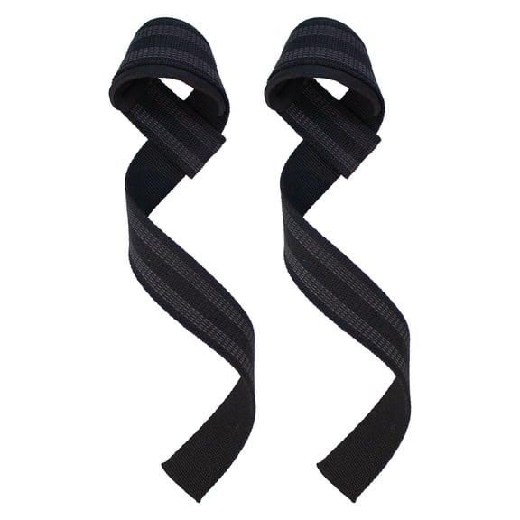 Athletic Works Non-Slip Lifting Straps with Latex Grip & Wrist Padding, 1 Pair
