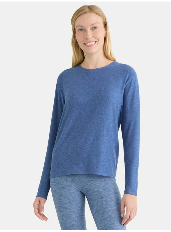 Women's and Women's ButterCore Tee with Long Sleeves, Sizes XS-4X