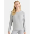 thumbnail image 1 of Athletic Works Women's and Women's ButterCore Tee with Long Sleeves, Sizes XS-4X, 1 of 6