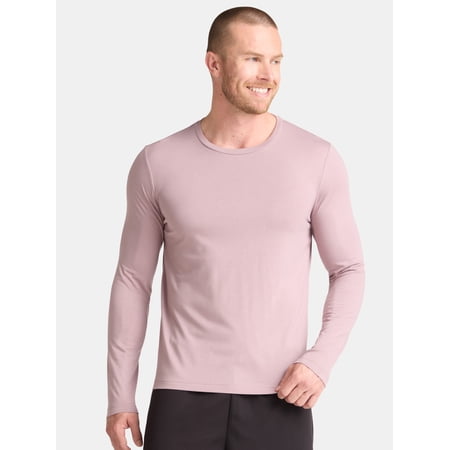 Athletic Works Men's and Big & Tall Tri-Blend Long-Sleeve Tee, Sizes XS-4XLT