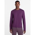thumbnail image 1 of Athletic Works Men's and Big & Tall Men's Tri-Blend Tee with Long Sleeves, Sizes XS-4XLT, 1 of 5