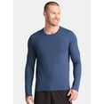 thumbnail image 1 of Athletic Works Men's and Big & Tall Men's Tri-Blend Tee with Long Sleeves, Sizes XS-4XLT, 1 of 5