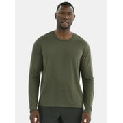 Men's and Big & Tall Men's Tri-Blend Tee with Long Sleeves, Sizes XS-4XLT