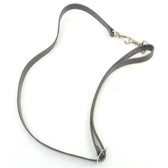 AW LS200 4 ft. Adjustable Heavy Duty 3 by 4 in., Wide Leather Strap with A Strudy Hook On Each End - Black