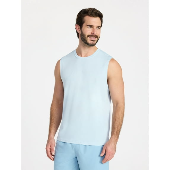 Athletic Works Men’s Sleeveless Mesh Muscle Tee, Sizes XS-5XL