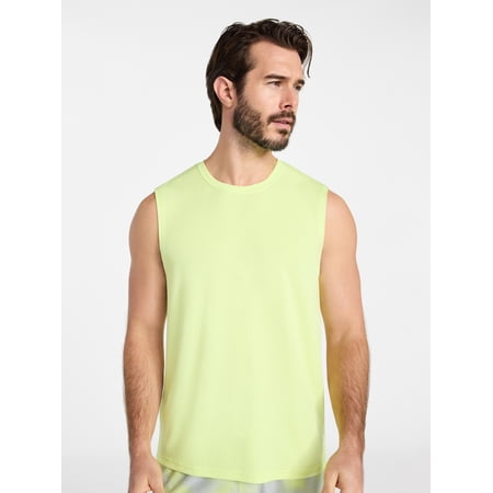 Athletic Works Men’s Sleeveless Mesh Muscle Tee, Sizes XS-5XL