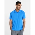 thumbnail image 1 of Athletic Works Men's and Big and Tall Men's Active Mesh Polo Shirt, Size XS-5XL, 1 of 5