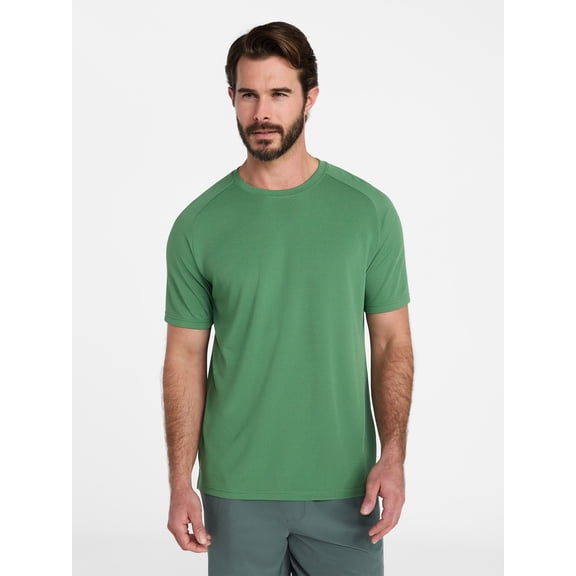 Athletic Works Men's and Big Men's DriWorks Mesh Tee with Short Sleeves, Sizes XS-5XL