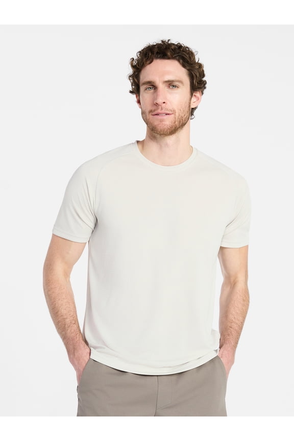 Men's and Big Men's DriWorks Mesh Tee with Short Sleeves, Sizes XS-5XL