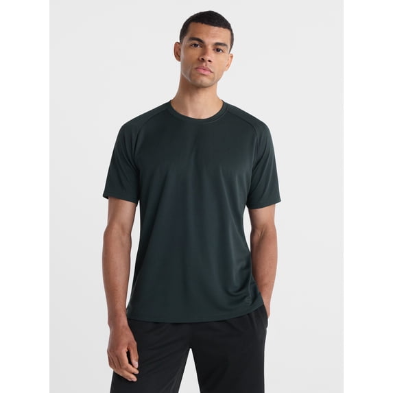 Athletic Works Men’s and Big Men’s DriWorks Mesh Tee with Short Sleeves, Sizes XS-4XLT