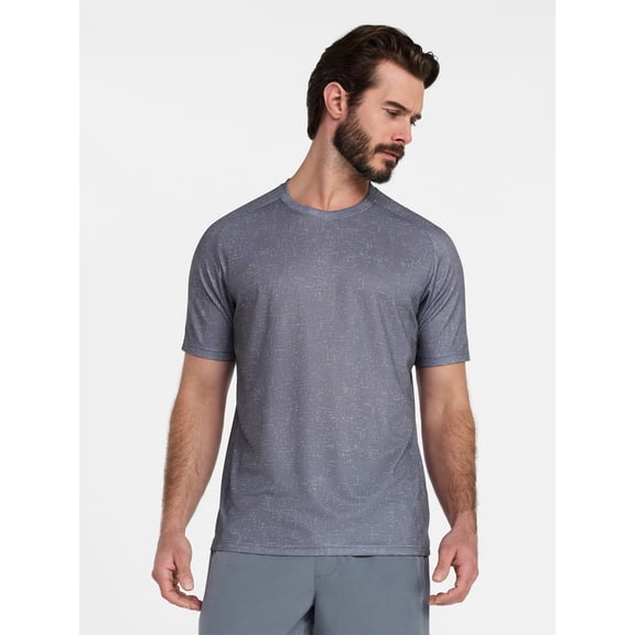 Athletic Works Men's and Big Men's DriWorks Mesh Tee with Short Sleeves, Sizes XS-5XL