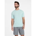thumbnail image 1 of Athletic Works Men's and Big Men's DriWorks Mesh Tee with Short Sleeves, Sizes XS-5XL, 1 of 5
