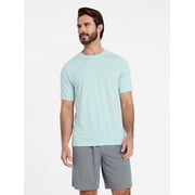 Athletic Works Men's and Big Men's DriWorks Mesh Tee with Short Sleeves, XS-5XL