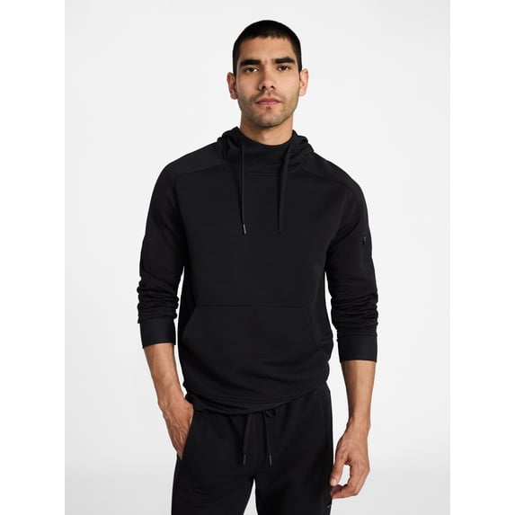 Athletic Works Men's and Big Men's Mix Media Hoodie, Sizes S-5XL