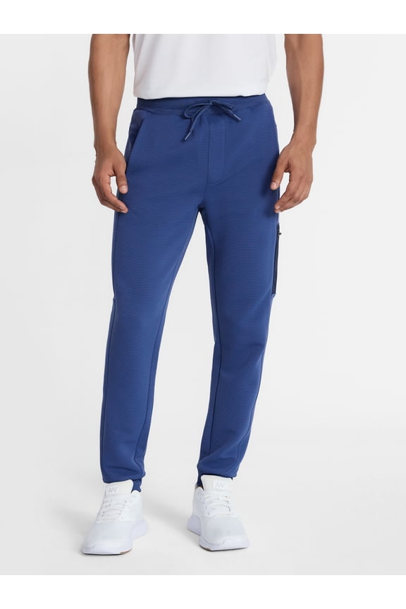Men's and Big Men's Mix Media Joggers, Size S-4XL