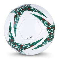 Athletic Works Size 5 Soccer Ball - Green, White & Red