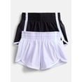 thumbnail image 1 of Athletic Works Girls Active Dolphin Shorts, 2-Pack, Sizes 4-18, 1 of 3