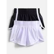 Girls Active Dolphin Shorts, 2-Pack, Sizes 4-18