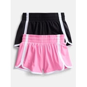Girls Active Dolphin Shorts, 2-Pack, Sizes 4-18