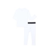 Athletic Works Boys' DriWorks Seamless Compression Top and Leggings Set, 2-Piece, Sizes 4-18