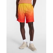 Athletic Works Men's and Big Men's Ombre Mesh Shorts, 7" Inseam, Sizes XS-5XL