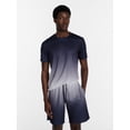 thumbnail image 1 of Athletic Works Men's and Big Men's Ombre Mesh Tee, Sizes XS-4XLT, 1 of 5