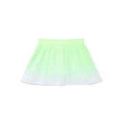 Athletic Works Girls Active Pleated Ombré Skort, Sizes 4-18