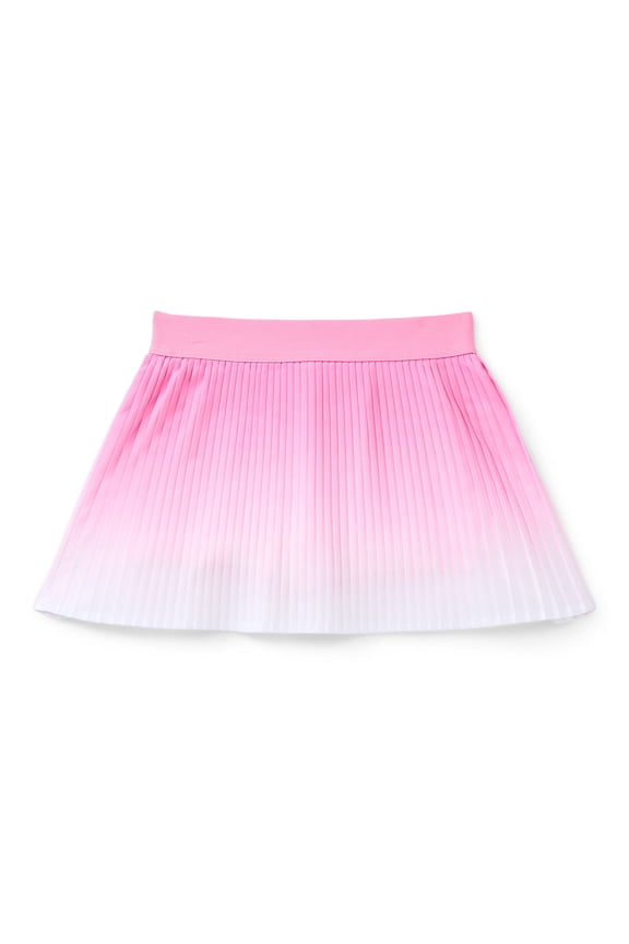 Girls Active Pleated Ombré Skort, Sizes 4-18