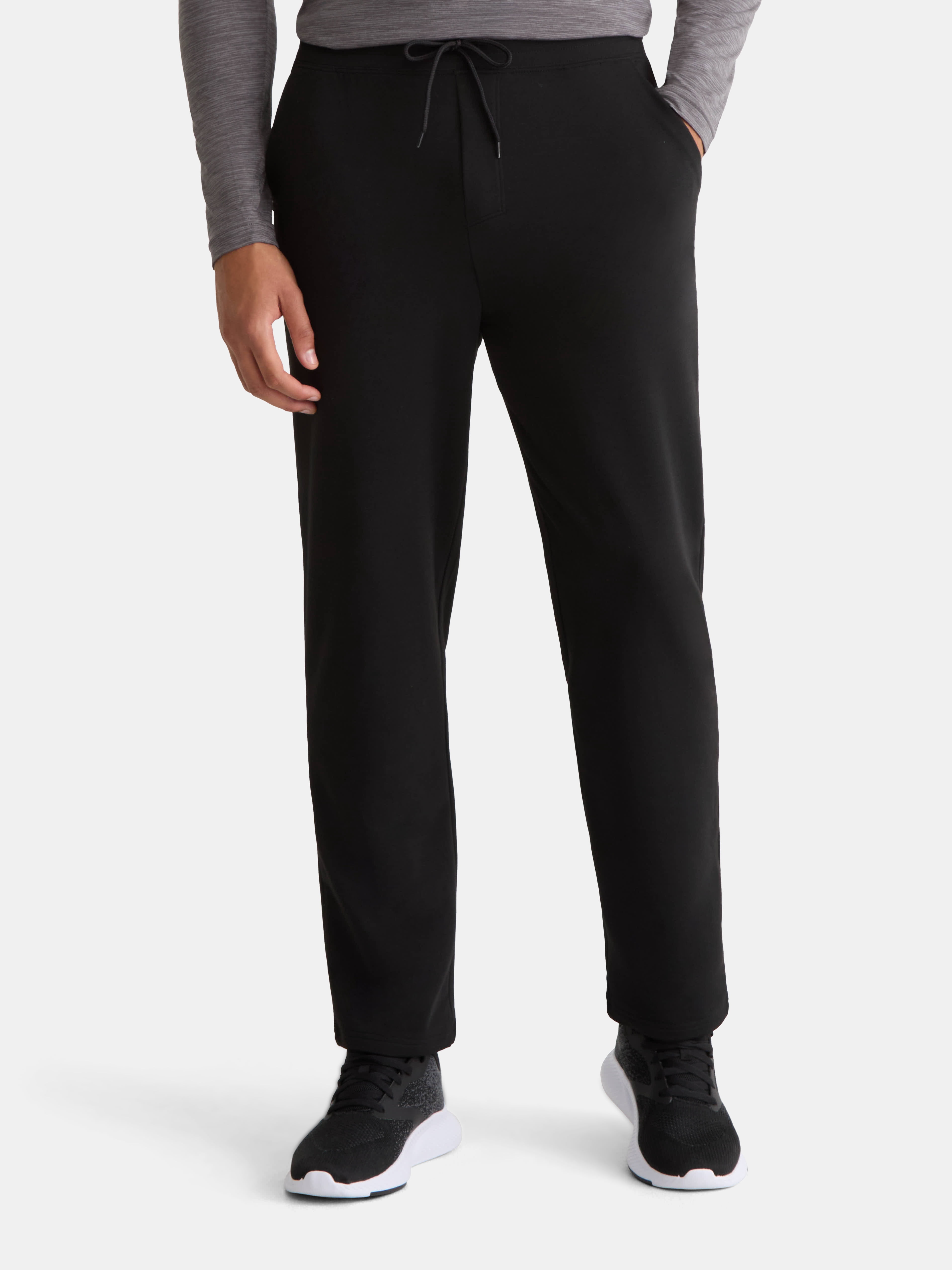 Athletic Works Men's and Big Men's French Terry Relaxed Sweatpants, Sizes XS-4XLT