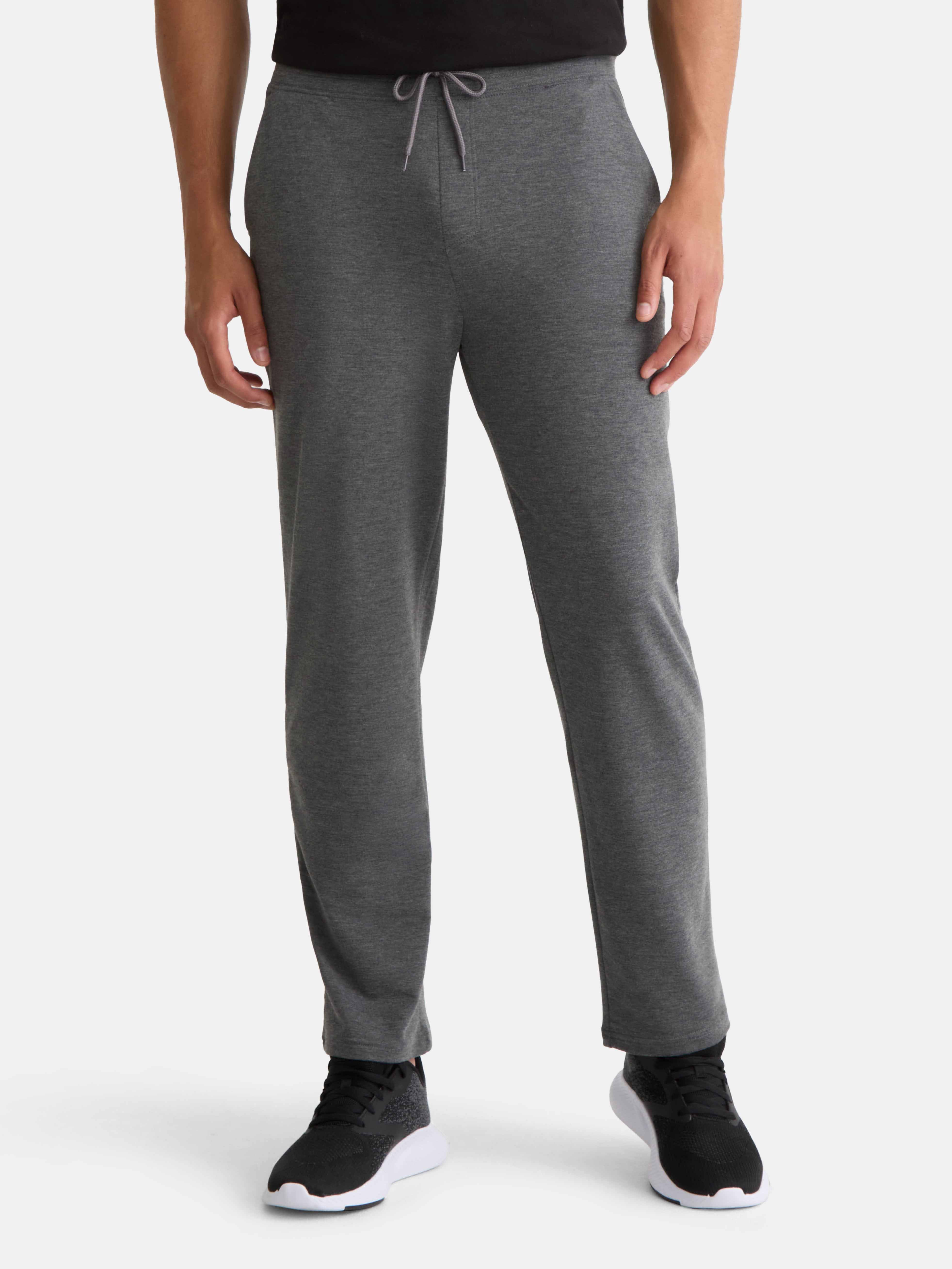 Athletic Works Men's and Big Men's French Terry Relaxed Sweatpants, Sizes XS-4XLT