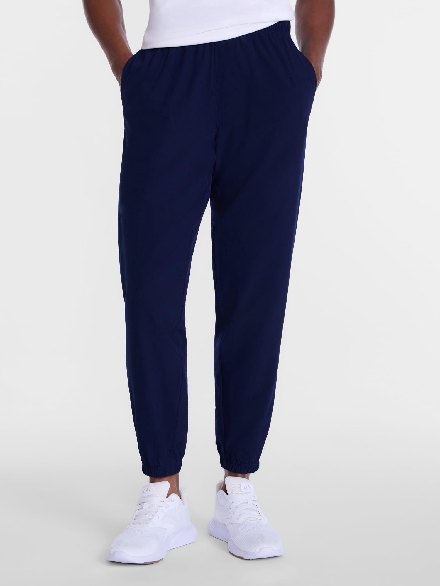 Athletic Works Men's and Big Men's Woven Jogger Pants, Sizes S-3XL