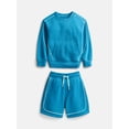 thumbnail image 1 of Athletic Works Boys Fleece Sweatshirt and Sweatshorts Set, 2 Piece, Sizes 4-18 & Husky, 1 of 3