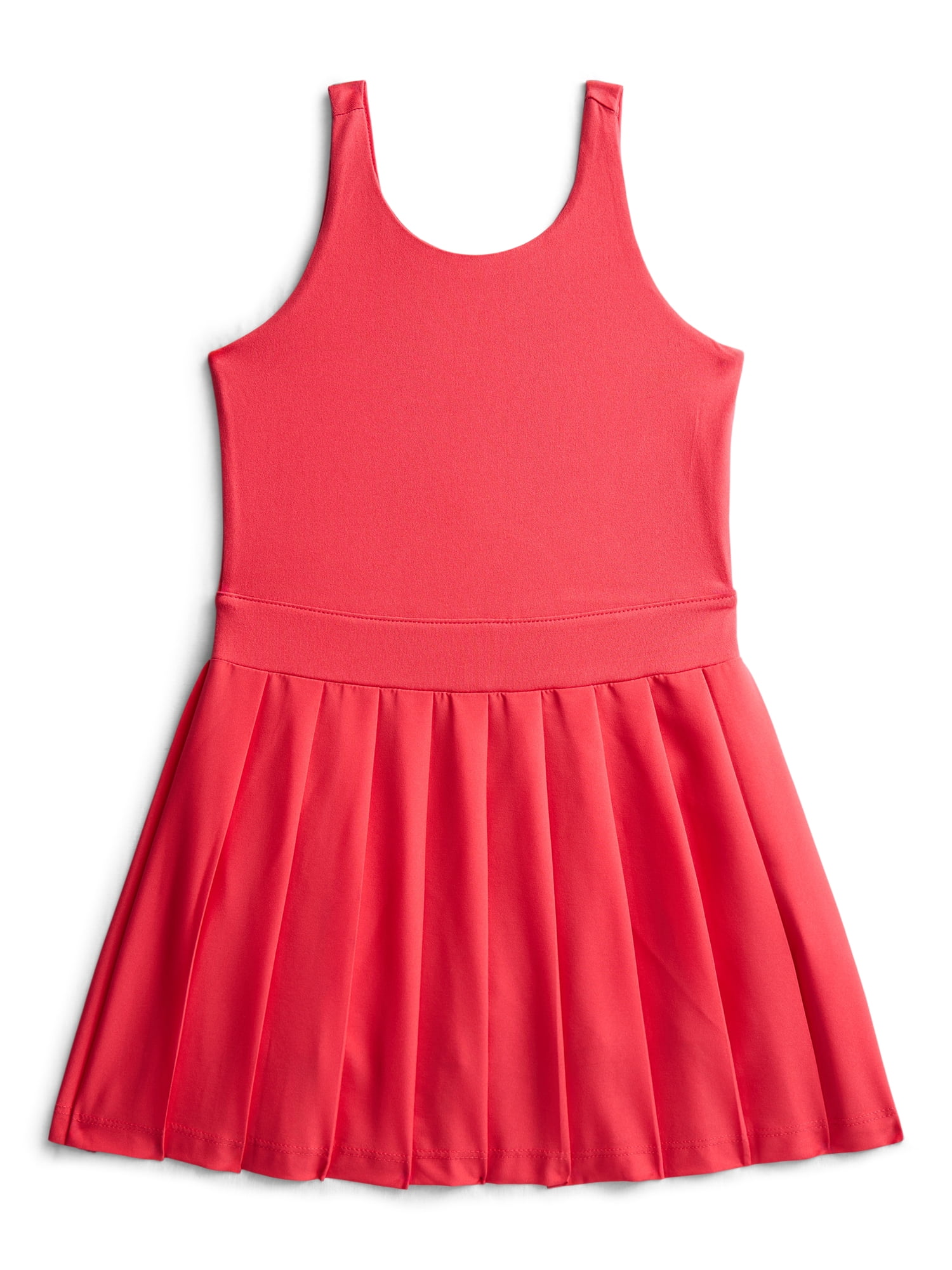 active pleated dress Plus Size - TRU Performance Core Pleated 2fer Active Dress