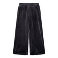 thumbnail image 1 of Athletic Works Girls Plush Velour Wide Leg Pants, Sizes 4-18, 1 of 3