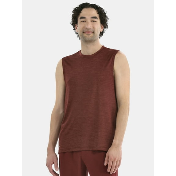 Athletic Works Men's & Big Men's Jersey and Space Dye Muscle Tee, Sizes XS-5XL